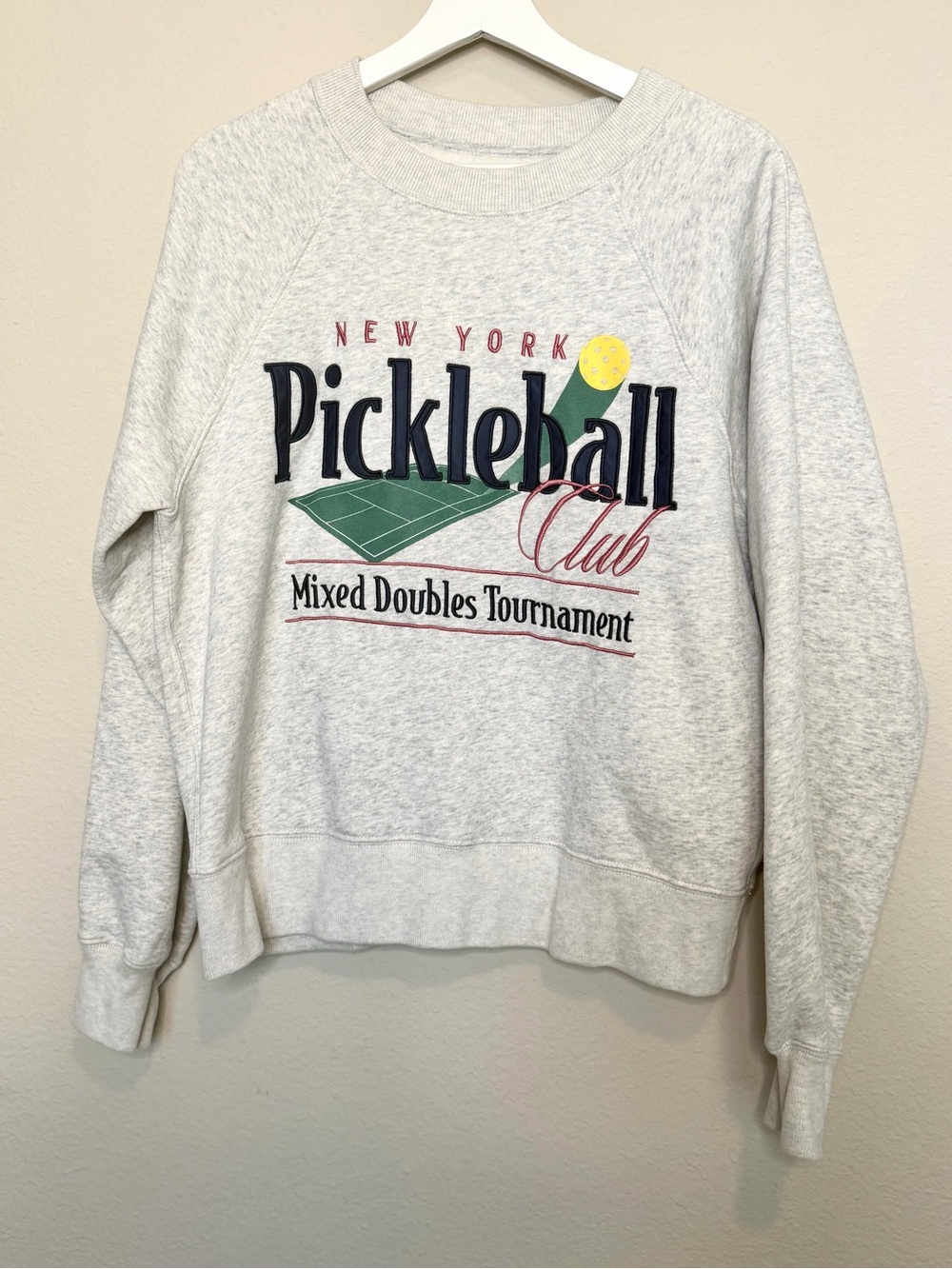 Abercrombie & Fitch Embroidered Pickleball Sweatshirt